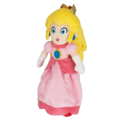 Imagen de Sanei Super Mario All Star Collection AC05 Peluche pequeño de Princesa melocotón, Color Rosa