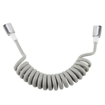 Imagen de 2M Flexible Manguera de Ducha para Agua Plomería Inodoro Bidé Pulverizador Pistola Baño Telescópica ABS Reemplazo Primavera el Mano Cabeza