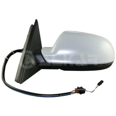 Imagen de Espejo retrovisor Alkar 6149784 izquierda imprimado eléctrico calefactable, abatible eléctricamente, asférico para vehíc. con volante a la