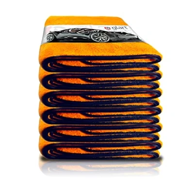 Imagen de Glart 44WG6 Juego de 6 paños microfibra absorbentes para coche, color Naranja