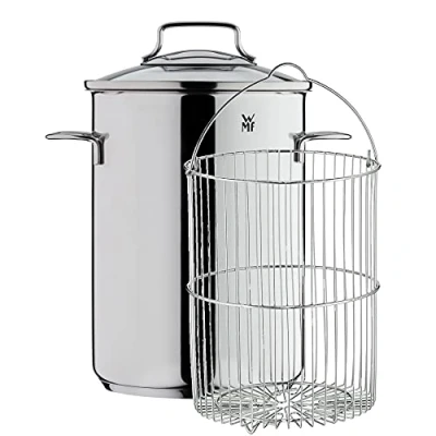 Imagen de WMF Olla para espárragos con Tapa de Cristal, Ø16cm, 4,5 litros