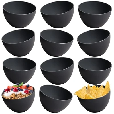 Imagen de Hausfelder Juego de 12 cuencos para cereales, 750 ml, cuenco aperitivos, sopa (12 x antracita)