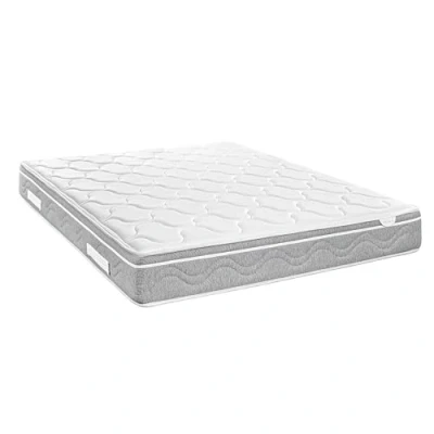 Imagen de RELAX Colchón de muelles ensacados y viscoelástica colección Linda para Camas 80cm x 200cm, Transpirable, Reversible, Altura 26 cm.