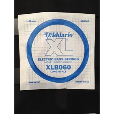 Imagen de D&#039;Addario .060 Long Scale Nickel Wound Single String for Bass Guitar