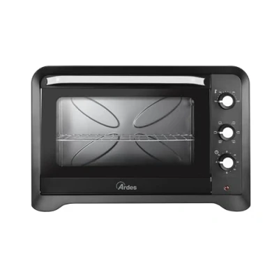 Imagen de ARDES Horno Eléctrico Ventilado Capacidad 64 Litros Con Luz Interna 6 Funciones Cocción Temporizador Doble Cristal Accesorios MAGNUS AR6264PB