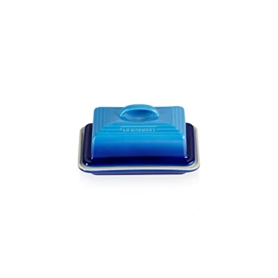 Imagen de Le Creuset Bandeja para mantequilla de cerámica gres, 17 cm, Azure, 80837172200003