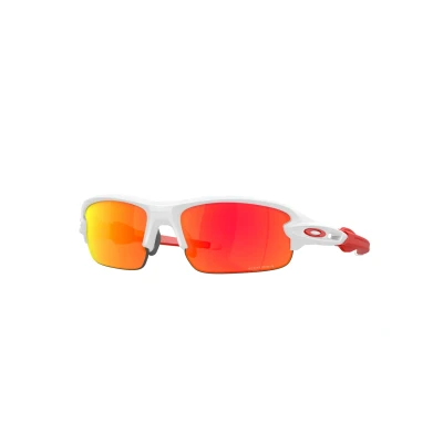 Imagen de Oakley 0OJ9008 Gafas de Sol, Mate White/Prizm Ruby, 58 Unisex