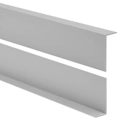 Imagen de Quest Protector de bordes PVC, sin cinta adhesiva, borde y protección esquinas, perfil angular, 50 x 20 mm, 100 cm, gris