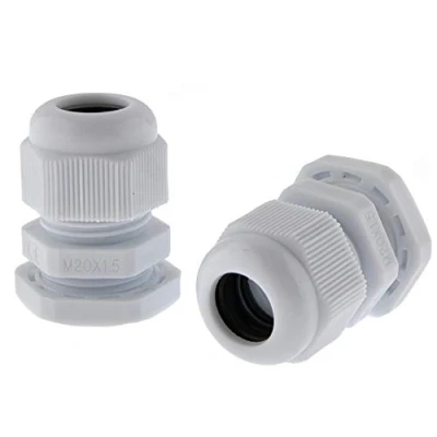Imagen de 10 x Glándulas de Cable M20 7 12 mm, Grises métricas