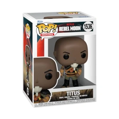 Imagen de Funko Pop! Movies: RM Rebel Moon Titus Figuras Miniaturas Coleccionables para Exhibición Idea De Regalo Juguetes Niños Y Adultos Fans Movies