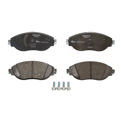 Imagen de DELPHI LP3368 Juego de pastillas freno no preparado para indicador desgaste Chapa antichirridos con accesorios VOLKSWAGEN: Passat B8 Berlina