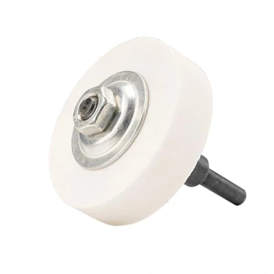 Imagen de NuoDunco Adaptador de rueda molienda y piedra 75 mm, cambia el taladro eléctrico en una máquina para moler, pulir, desbarbar (blanco)