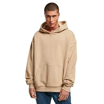 Imagen de Build Your Brand Ultra Heavy Hoody Sudadera con Capucha, unionbeige, M para Hombre