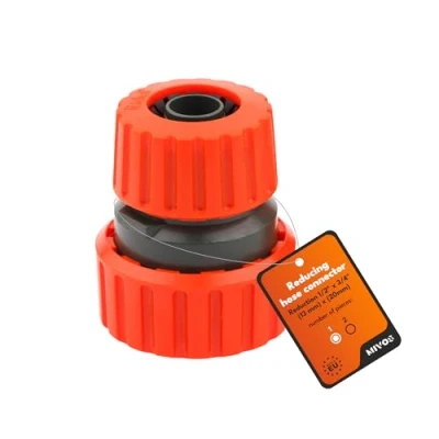 Imagen de MIVOS Conector de Manguera 1/2 Pulgadas a 3/4 Reducción Jardín Reparador Acoplamiento 1/2&quot; (13 mm) x 3/4&quot; (19