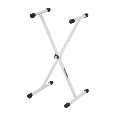 Imagen de QUIK LOK T10 WH soporte para teclado en forma de X blanco, teclado, 9 niveles altura, ajustable, profundidad la base 46,3 cm, los soportes 35,7 color