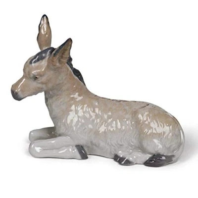 Imagen de NAO Figura Burro. Belén de Navidad Porcelana