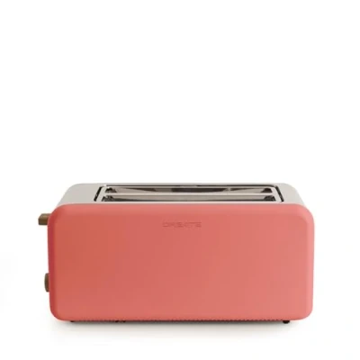 Imagen de CREATE/TOAST RETRO XL/Tostadora Terracota / 6 Niveles de potencia, bandeja recogemigas, termostato, descongelación, recalentar, 2 ranuras rebanadas anchas, 1500W