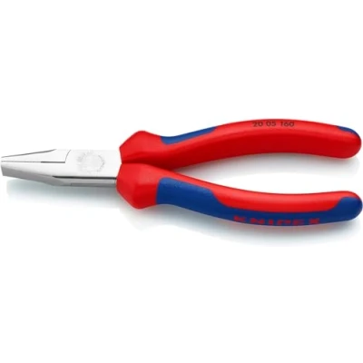Imagen de Knipex Alicate de boca plana cromado, con fundas multicomponentes 160 mm 20 05