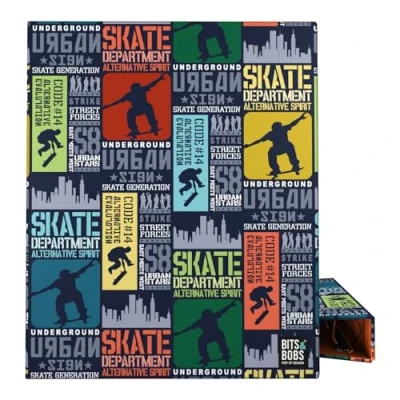 Imagen de Grafoplás Carpeta Escolar A4 Skate Bits&amp;Bobs Pop Up Design 4 Anillas Mixtas 25mm Certificado FSC Plastificado Mate con Barniz UVI Perfecto Material