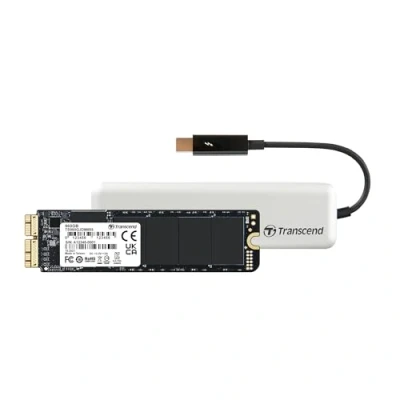 Imagen de Transcend JetDrive 855 Interno SSD 960 GB para Macbook PCIexpress Gen3 x4 NVMe (Kit con Cubierta Externo Thunderbolt, Funda y Destornillador) TS960GJDM855