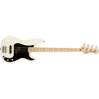 Imagen de Squier by Fender Affinity Series Precision, Bajo Eléctrico, Diapasón de Arce, Blanco Olímpico, Incluye cursos virtuales gratuitos en Play