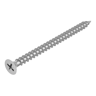 Imagen de SECCARO Tornillo para madera aglomerada, 4 x 60 mm, acero inoxidable, V2A, VA A2, rosca completa, 150 unidades