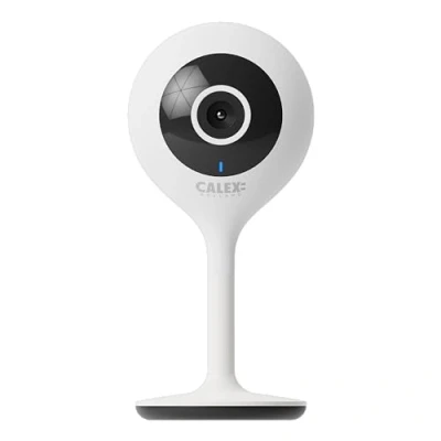 Imagen de CALEX Smart Mini Cámara IP para Interiores de vigilancia WiFi 1080P Full HD con visión Nocturna Audio bidireccional Memoria Ampliable Mediante Tarjeta MicroSD o Nube