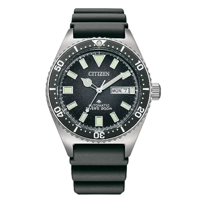 Imagen de Citizen Reloj Analógico para Hombres de Automático con Correa en Poliuretano NY0120 01E