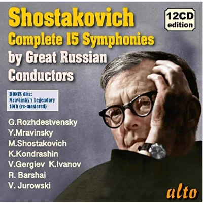 Imagen de Chostakovitch : Intégrale des symphonies. Rozhdestvensky, Mravinsky, Kondrachine, Gergiev, Barshai, Jurowski.
