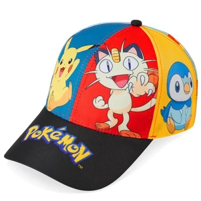 Imagen de Pokémon Gorra Niño, Gorras Beisbol Snapback, Gorro Pescador Niño Niña, Sombrero Playa, Bucket Hat, Gorros de para Niños Pikachu Merchandising Oficial (Multi Varios Caracteres)