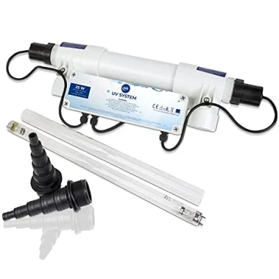 Imagen de Gre UVC25 Sistema de Desinfección UV para Limpieza y Cuidado Piscinas Elevadas Enterradas hasta 25 m3. Tratamiento Ecológico Agua Piscina
