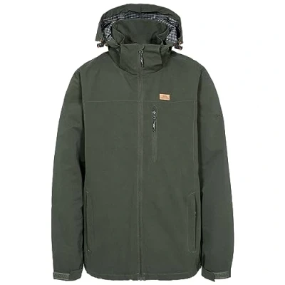 Imagen de Trespass Chaqueta impermeable Weir para hombre con capucha oculta
