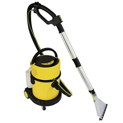 Imagen de Aspiradora Industrial en Seco y Húmedo+ Accesorios 1200W 20L Filtro Esponja+HEPA con Cable Ruedas Función Rebobinado Automático Aspirador Liquido Mojado Powerful Wet+Dry Vacuum Cleaner