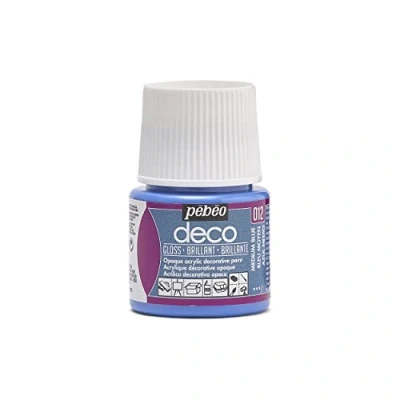 Imagen de Pébéo Pintura acrílica multisoporte Color Opaco Acabado Brillante Azul Medio 45ml