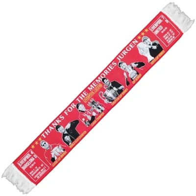 Imagen de Partisan Liverpool Scarf Klopp ¡Gracias por los recuerdos!, rosso, 127 x 19 cm