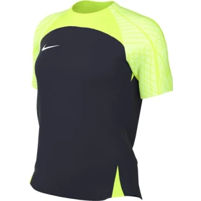 Imagen de NIKE Short Sleeve Soccer Top W Nk DF Strk23 SS, Obsidian/Volt/White, DR2278 452, XL