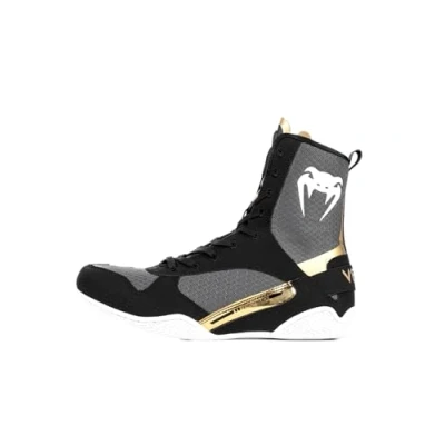 Imagen de Venum Elite Boxing Shoes, Zapatos de Boxeo Hombre, Negro, Blanco, Dorado, 45 EU