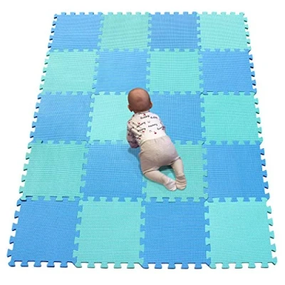 Imagen de YIMINYUER® 20 Piezas (30cmx30cmx1cm Cada Pieza), Infantiles Alfombrillas para Puzzles, Bebés Alfombras Puzzles y Juegos, Niños Alfombra Puzzle Bebe R07R08G301020