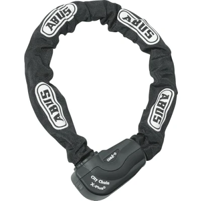 Imagen de ABUS Granit CityChain XPlus 1060 Candado de cadena bicicleta acero endurecido Nivel seguridad 15 85 cm Negro