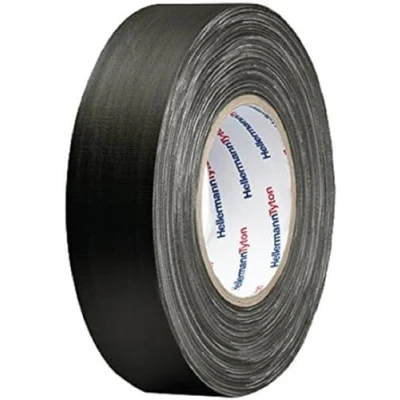 Imagen de Hellermann Tyton 712 00504 50m Negro Cinta adhesiva (50 m, Negro, 19 mm, 0,31 mm)