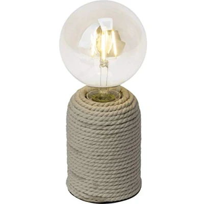 Imagen de BRILLIANT lámpara Cardu de mesa natural 1x G95, E27, 40W, adecuado para lámparas estándar (no incluidas) Escala a ++ E Con interruptor cable