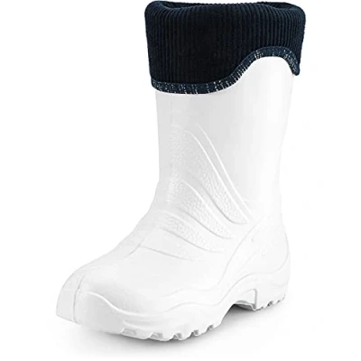 Imagen de Ladeheid Botas Termicas en EVA Unisex Niños Niñas LA 861 2017 (Blanco/Azul, 22/23 EU)