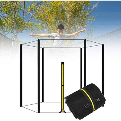 Imagen de Red De Protección Seguridad Repuesto Para Cama Elástica, Ø150 183 244 305 366 427 488Cm Adecuado Postes 6/8, Elástica Jardín,244cm 6 poles