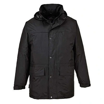 Imagen de Portwest Parka Oban Con Forro De Polar, Tamaño: M, Color: Negro, S523BKRM