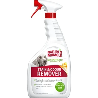 Imagen de Nature&#039;s Miracle Stain &amp; Odour Remover Perro, centra en la suciedad cotidiana, aroma a melón fresco, 946 ml