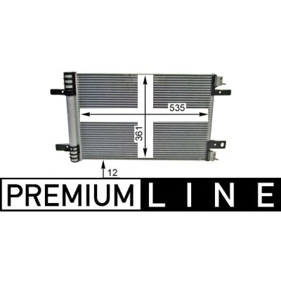 Imagen de MAHLE ORIGINAL AC 886 000P Condensador con secador 535 PEUGEOT: Expert III Furgón, 3008 II SUV, Rifter MPV, CITROËN: C4 Grand Picasso 2