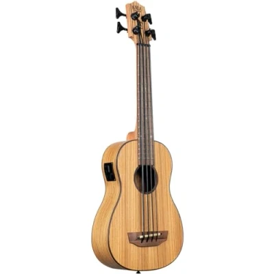 Imagen de Kala U BASS Zebrawood Ukulele bajo (+ funda)