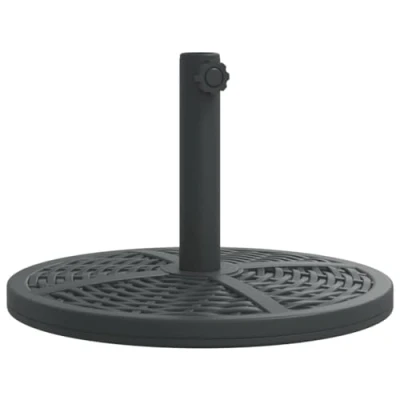 Imagen de vidaXL Base de sombrilla semicircular para Palos Ø38/48 mm 12 kg, Paraguas, Soporte Parasol, jardín