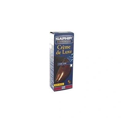 Imagen de Saphir Crème de Luxe 1789 50 ml Crema Nutritiva, Recolorante e Impermeabilizante para el Cuero (Blanco 21)