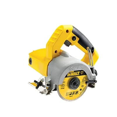 Imagen de DEWALT DWC410 QS Sierra de mano Circular para Azulejos, 1300W, Disco Diamante 110 mm, Velocidad 13,000 rpm, Corte en Seco y Húmedo, Profundidad Máxima 34 Incluye Llave Guía